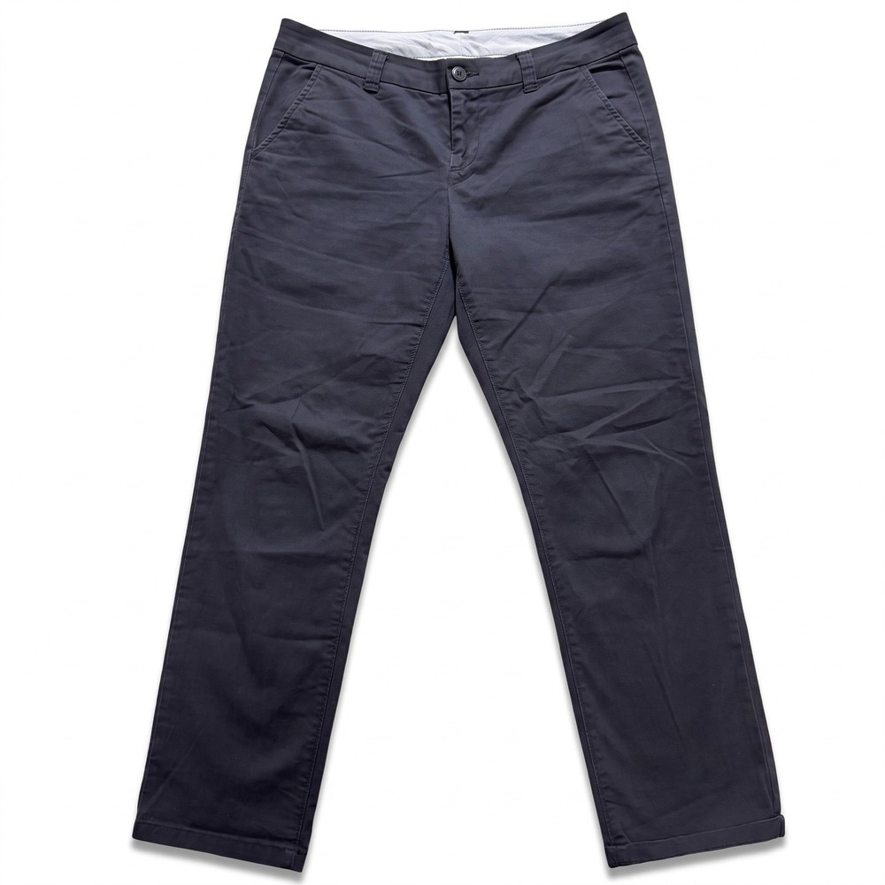 Stylus Womens 6 Navy Chino Pants Preppy Casual Trouser